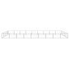 vidaXL Dog Kennel Silver 36 m&sup2; Steel