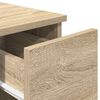 vidaXL Bedside Cabinets with Drawer 2 pcs Sonoma Oak 20x36x60 cm