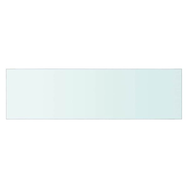 vidaXL Shelves 2 pcs Panel Glass Clear 70x20 cm