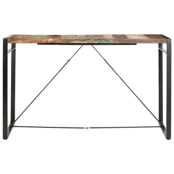 vidaXL Bar Table 180x90x110 cm Solid Reclaimed Wood