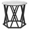 vidaXL Nesting Side Table 3 pcs Grey Sonoma Engineered Wood and Steel