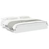vidaXL Bed Frame with Drawers without Mattress White 180x200 cm