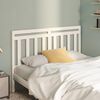 vidaXL Bed Headboard White 140x4x100 cm Solid Wood Pine