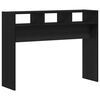vidaXL Console Table Black oak 105 x 30 x 80 cm Engineered wood