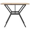 vidaXL Dining Table Y-Frame 90x90x75.5 cm Solid Wood Pine and Steel