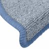 vidaXL Stair Mats 15 pcs 65x24x4 cm Light Grey and Blue Half Round Large