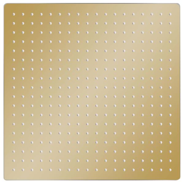 vidaXL Rain Shower Head Stainless Steel 50x50 cm Square Gold