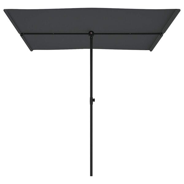 vidaXL Garden Parasol with Aluminium Pole 2x1.5 m Anthracite