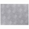 vidaXL Stair Tread Rectangular 4 pcs Silver 40 x 30 cm Aluminium