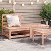 vidaXL Garden Sofa Armless with Footstool Solid Wood Douglas