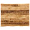 vidaXL Table Top Live Edge 90x80x3,8 cm Solid Wood Rough Mango