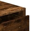 vidaXL Corner Chest of Drawers Smoked Oak 60x41x58 cm Engineered Wood