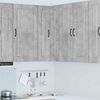 vidaXL Kitchen Cabinet Kalmar Concrete Grey 57 x 57 x 100 cm