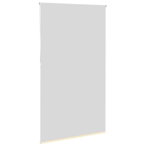 vidaXL Roller Blind Blackout Beige 130x210 cm Fabric Width 126.6 cm Polyester