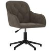 vidaXL Dining Chair 2 pcs Dark Grey 55 x 59.5 x 77 cm Velvet