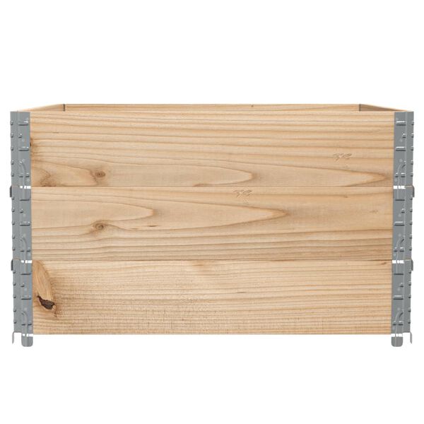 vidaXL Pallet Collars 3 pcs 100x100 cm Solid Wood Pine