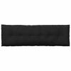 vidaXL Back Pillow Black 160 x 50 cm Corduroy Fabric