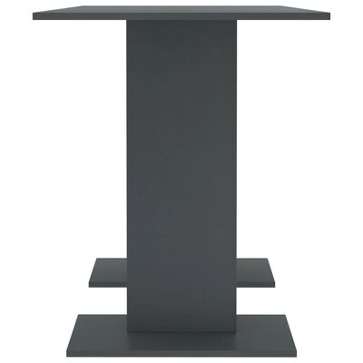 vidaXL Dining Table Grey 110x60x75 cm Engineered Wood