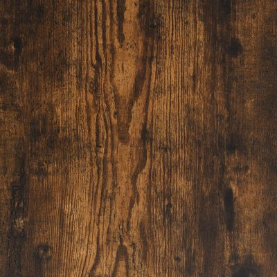 vidaXL Shoe Bench Smoked Oak 70x42.5x50 cm Engineered Wood