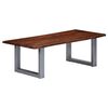 vidaXL Coffee Table with Live Edges 115x60x40 cm Solid Acacia Wood