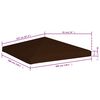 vidaXL Gazebo Top Cover 310 g/m² 3x3 m Brown