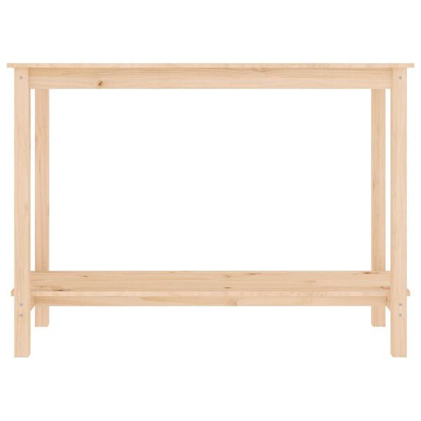 vidaXL Console Table 110x40x80 cm Solid Wood Pine