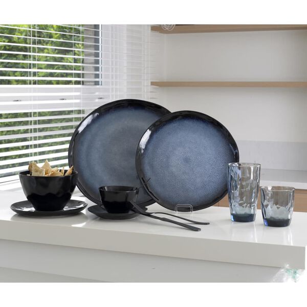 Cosy & Trendy Plat Plate Sapphire 3 pcs &Oslash;33 cm Sapphire Blue