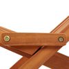 vidaXL Folding Outdoor Lounge Chair Solid Acacia Wood