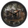 Gifts Amsterdam Wall Clock Bottles in Crate Metal Black 51 cm