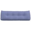 vidaXL Back Pillow Jeans Blue 140 x 24 x 50 cm Fabric