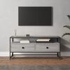 vidaXL TV Cabinet Grey Sonoma 100x35x45 cm Engineered Wood