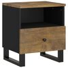vidaXL Bedside Cabinet Solid Wood Mango&Engineered Wood