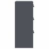 vidaXL File Cabinet Anthracite 45.5 x 42 x 106.5 cm Cold-Rolled Steel