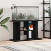 vidaXL Aquarium Stand Black Oak 100x40x60 cm Engineered Wood
