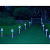 HI LED Solar Garden Light 8 pcs Stainless Steel