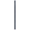 vidaXL Fence Posts 3 pcs Dark Grey 185 cm Aluminium