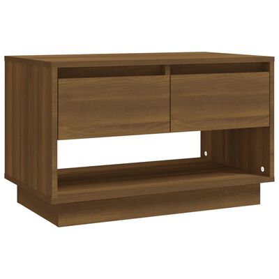 vidaXL TV Cabinet Brown Oak 70x41x44 cm Engineered Wood