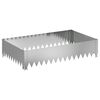 vidaXL Lawn Edging 100 x 60 x 20 cm Steel Silver