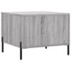 vidaXL Coffee Table Grey Sonoma 50x50x40 cm Engineered Wood