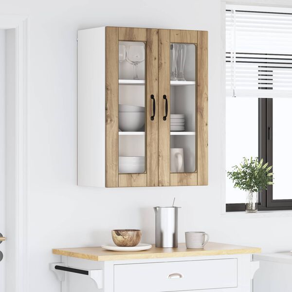 vidaXL Kitchen Cabinet Artisan Oak 60 x 31 x 80 cm Engineered Wood