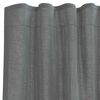 vidaXL Voile Curtains with Rod Pockets 2 pcs Dark Grey