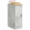 vidaXL Garage Storage Cabinet Concrete Grey 30x51x85 cm Solid Wood Pine