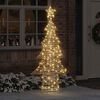 vidaXL Christmas Tree with 240 LEDs Warm white 181 cm PET