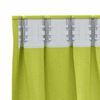 vidaXL Blackout Curtains with Rings 2 pcs Green 260 x 140 cm Polyester