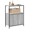 vidaXL Bathroom Cabinet with Shelves Grey Sonoma 76.5x35x95 cm