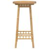 vidaXL Outdoor Bar Table Round Ø55x100 cm Bamboo