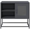 vidaXL TV Cabinet Anthracite 68x39x60.5 cm Steel