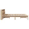 vidaXL Bookcase Bed without Mattress 120x200 cm Solid Wood Pine