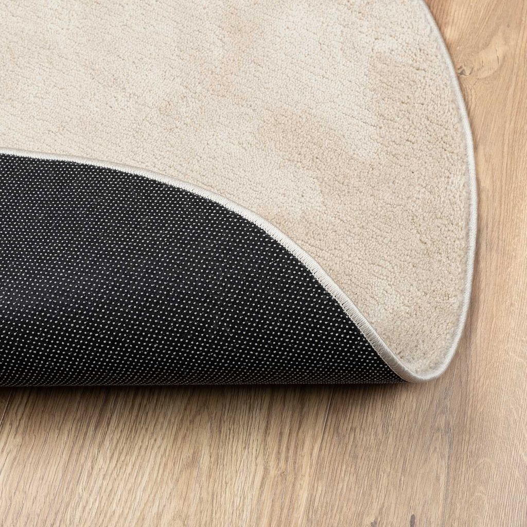 vidaXL Rug Folding Beige 80 x 150 cm Cotton