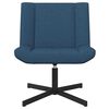 vidaXL Swivel Chair Blue 63 x 75 x 76 cm Fabric